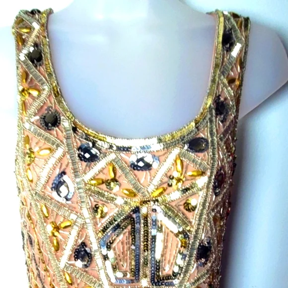 Frock And Frill Beaded Mini Dress - Picture 3 of 8